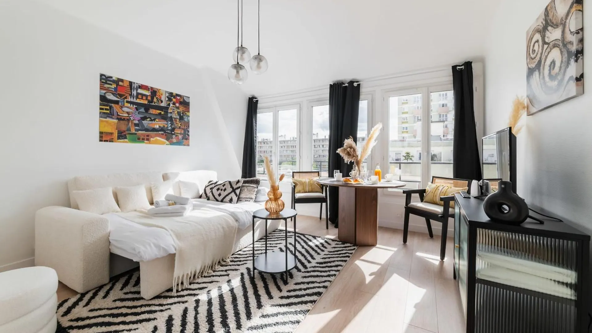 Jolie Studio Loft 35M2 Bien Equipe 4P - Paris 20 Apartment